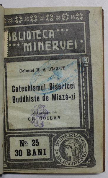 CATECHISMUL BISERICII BUDDHISTE DE MIAZA-ZI , 1909