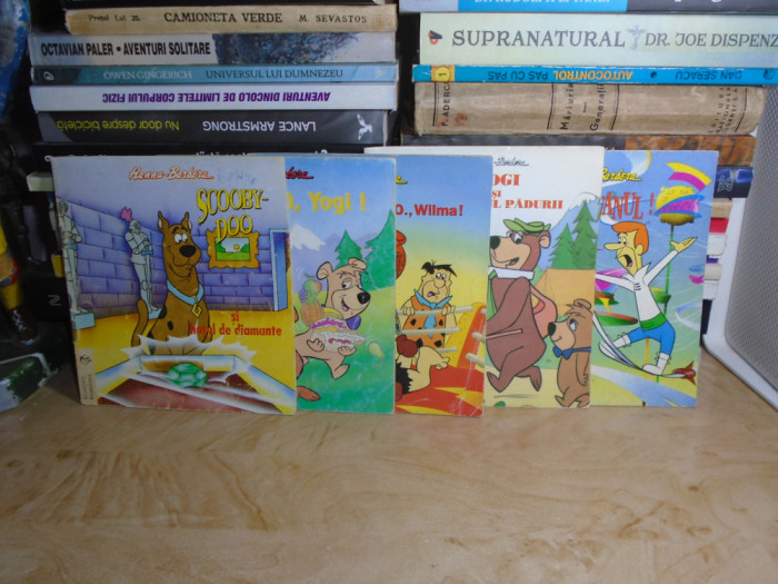 LOT 5 CARTICELE * COLECTIA HANNA-BARBERA : SCOOBY-DOO , YOGI , EGMONT , 1993-96