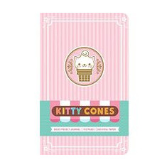 Kitty Cones Ruled Pocket Journal