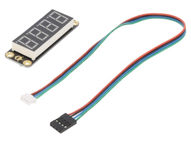 LED Afișaj 4 Cifre Roșu 67x22mm 5VDC I2C Gravity
