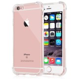 Husa pentru iPhone 5/ iPhone 5s/ iPhone SE - Techsuit Shockproof Clear Silicone - Clear