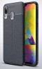 Husa Samsung Galaxy M20 SM-M205F + stylus, Alt model telefon Samsung, Navy blue, Cu clapeta