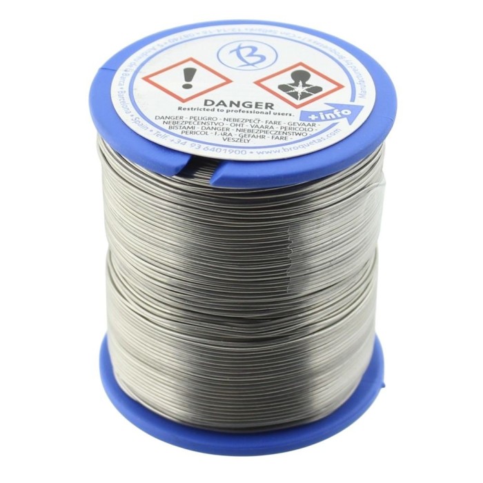 Fludor cu plumb, 0.7mm, 250g, Sn63Pb37, BROQUETAS, BROFIL 63 B2.1 0.7MM 250G, T136216