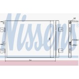 Condensor Dacia Logan 1,5 DCI
