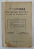 DICTIONARUL TRANSILVANIEI , BANATULUI SI CELORLALTE TINUTURI ALIPITE de C. MARTINOVICI si N. ISTRATI , 1921