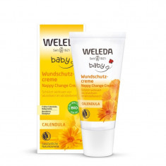 Crema de galbenele pentru zona scutecului Baby, 75ml, Weleda