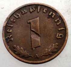 2.445 GERMANIA 1 REICHSPFENNIG 1937 A foto