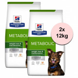 Hill&amp;#039;s Prescription Diet Canine Metabolic 2 x 12 kg