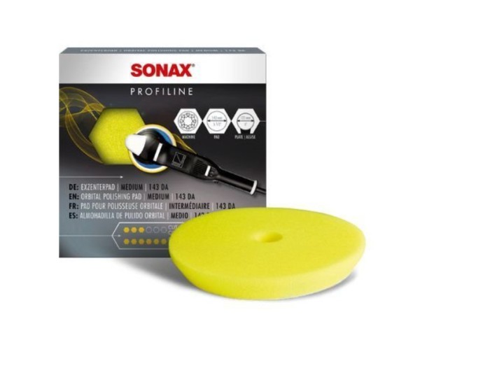 Disc pentru Polish Orbital, Mediu Abraziv, 143 mm, Bulk, Sonax