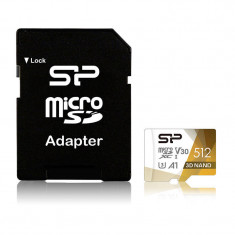 Card Silicon Power SILICON POWER Memory Card Superior Pro Micro SDXC 512GB UHS-I U3 V30 cu Adaptor foto