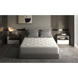 Saltea cu memorie Somnart Silver Relax 90x200, inaltime 24 cm, husa cu ioni de argint, cu manere, fermitate medie