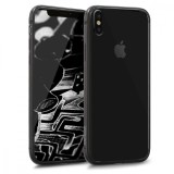 Husa pentru Apple iPhone X / iPhone XS, Aluminiu, Negru, 43892.01, Kwmobile