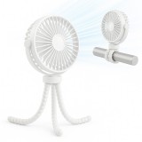 Ventilator portabil pentru carucior Asteroid GSM, alb, VP1