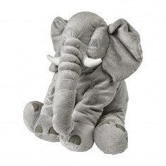 Jucarie de plus Elefant, 60 cm, umplutura poliester, 1 an+