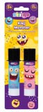 Blister lipici pentru copii seria Monster, bucati set,15 grame, Strigo
