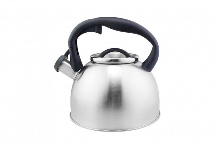 Ceainic din inox cu fluier Floria ZLN1269, Exterior polishat, Compatibil gaz, electric &amp; inductie, Capacitate 3L
