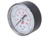 Manometru 0-10 bar 63mm pentru lichide și gaze inerte