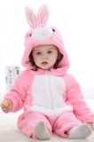 CLD126-225 Pijama kigurumi pentru bebelusi tip salopeta din material moale si pufos