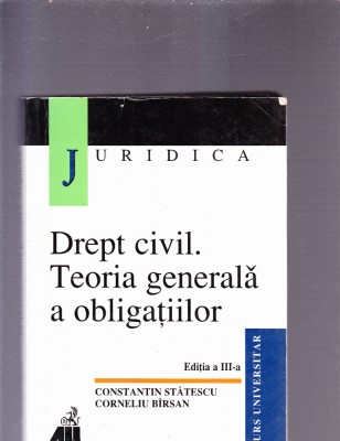 DREPT CIVIL -TEORIA GENERALA A OBLIGATIILOR foto