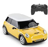 MASINA CU TELECOMANDA MINI COOPER GALBENA CU SCARA 1 LA 24