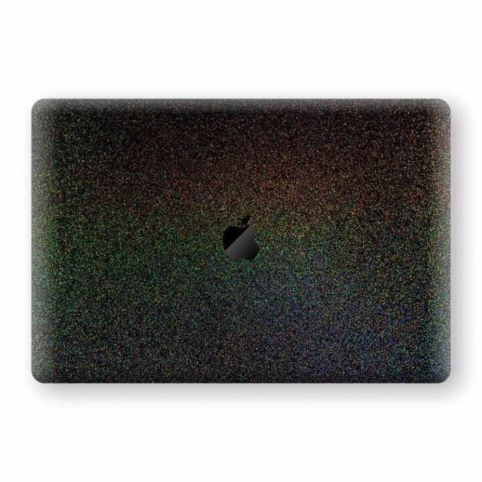 Folie Skin Top Compatibila cu Apple MacBook Pro 13 (2020) - Wrap Skin Intergalactic Black