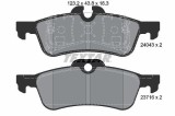 Set placute frana disc Mini Mini R56 Motor Cooper, Cooper S, John Cooper Works, John Cooper Works GP, One, One D, Works, 43.6x123x16.3mm, OE 1503077