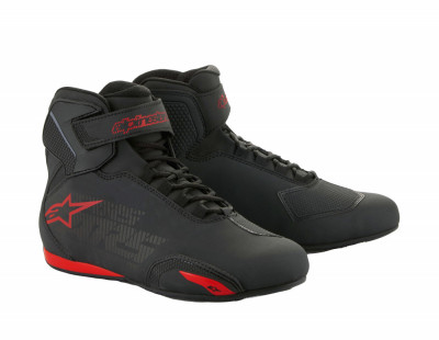 Ghete Alpinestars Sektor, culoare negru/rosu/gri, marime 38 Cod Produs: MX_NEW 34052982PE foto