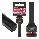 Cheie tubulara de impact RIBE 1 / 2&quot;, M12, Cr-Mo, Tvardy T00219-12