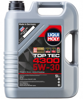 Ulei Motor Liqui Moly Top Tec 4300 5W-30 5L 3741 foto