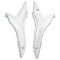 Laterale filtru aer Honda CRF450R 13-16 CRF250R 14/18,albe Cod Produs: MX_NEW HO04658041