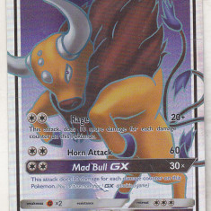 bnk crc Cartonas Pokemon Tauros GX 144/149