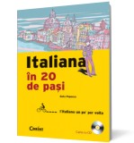 Italiana &icirc;n 20 de pași (conține CD) - Geta Popescu - Editura Corint