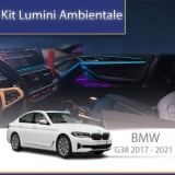 Lumini Ambientale BMW Seria 5 2017-2021 dedicat set complet control telefon sau sistem original CarStore Technology