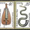 C4585 - Germania DDR 1979 - Instrumente muzicale 4v. neuzat,perfecta stare