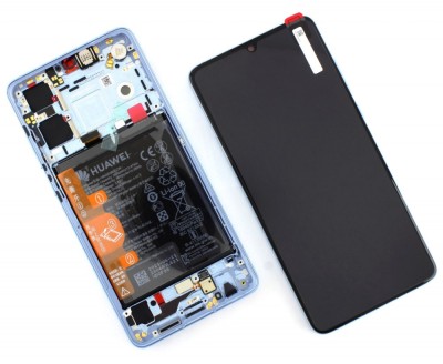 Display Huawei P30 Display Service Pack cu Rama Breathing Crystal foto