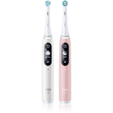 Oral B iO6 DUO periuta de dinti electrica White &amp; Pink Sand 2 buc, Oral-B