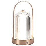 Lampa birou 3in1 cu acumulator 1800mah - antique bronze, V-TAC