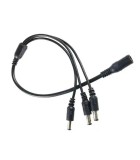 Spliter cablu alimentare cu mufa mama 5.5x2.1 mm la 3x tata 5.5x2.1 mm