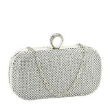 Cumpara ieftin Geanta clutch cu pietricele BFL-1061 05 Argintiu