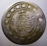 F.564 TURCIA IMPERIUL OTOMAN MAHMUD II 3 KURUSH 1223/30/1837, Europa