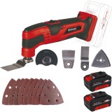 Einhell TC-MG 18 Li PXC + Twinpack - Multicutter + Set 2 acumulatori Li-Ion 18 V 4 Ah