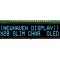 Afişaj OLED alfanumeric 20x2 albastru