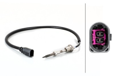 HELLA 6PT 014 494-591 Senzor, temperatura gaze evacuare foto