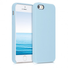 Husa pentru Apple iPhone 5/iPhone 5s/iPhone SE, Silicon, Albastru, 42766.177