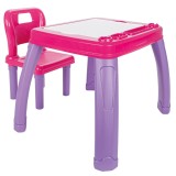 Cumpara ieftin Set Masuta cu scaun pentru copii Pilsan Study Table pink