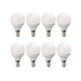 Set 8 Becuri LED Drimus 6W E14 Lumina Calda DL 3064