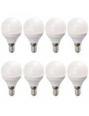 Set 8 Becuri LED Drimus 6W E14 Lumina Rece DL 6064