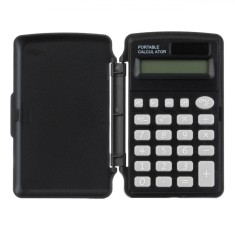 Calculator Urban Eco&#039;Calc, 8 Cifre, Panou Solar, Negru