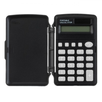 Calculator Urban Eco&amp;#039;Calc, 8 Cifre, Panou Solar, Negru foto