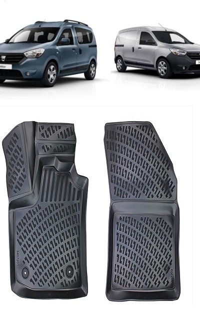 Set Covorase Auto Cauciuc Dacia Dokker (Fata) (2012-2019)
